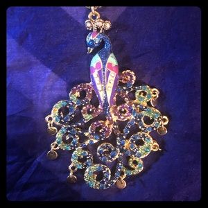 Betsey Johnson Peacock Necklace